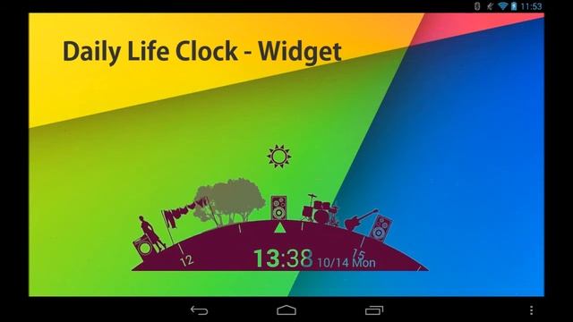 Daily Life Clock Widget смотреть онлайн
