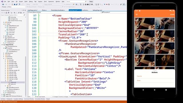 Creating a Bottom Drawer in Xamarin.Forms смотреть онлайн
