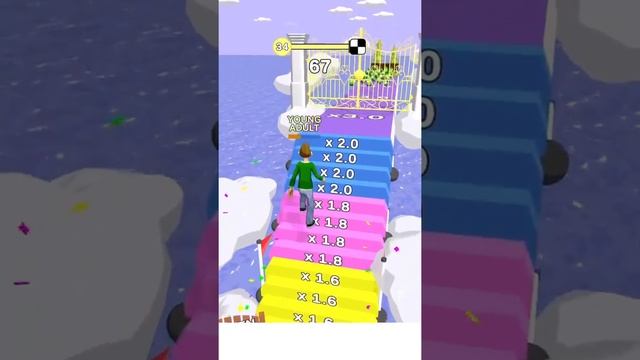 Run of Life Game 👩🏻🦰👴 All Levels New Update - iOS / Android Mobile Gameplay #4 смотреть онлайн