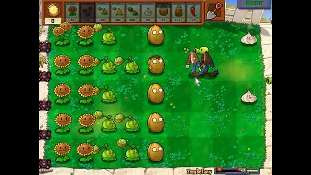Plants Vs Zombies - Minigame ZomBotany 1 смотреть онлайн