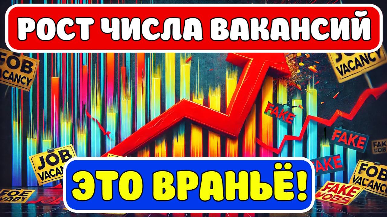 Зачём нам лгут про рост числа вакансий #работа #заработок #деньги