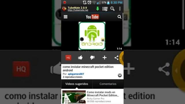 Descargar e instalar tubemate para android смотреть онлайн