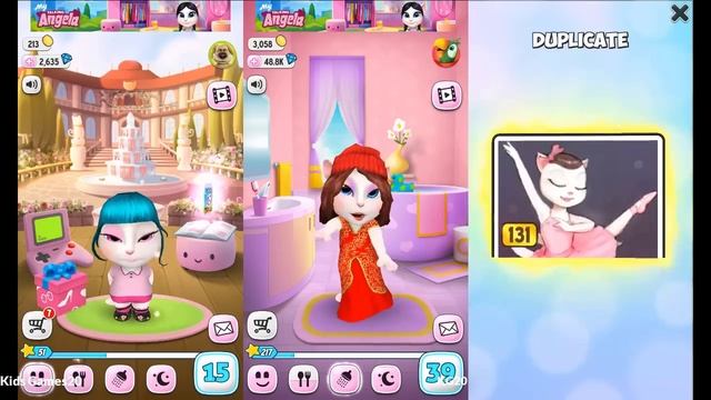 My Talking Angela BABY Vs KID Vs ADULT Size - Gameplay Great Makeover