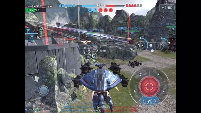 JUST vs ★RU★ & GфDz- Crazy Duo Battle - VALLEY - iOS vs Android Battles - War Robots смотреть онлайн