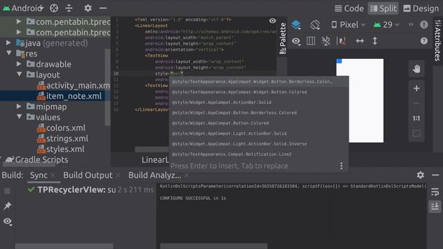 TP Android - Les RecyclerView смотреть онлайн