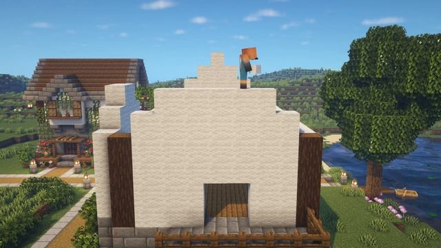 Красивый загородный дом