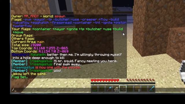 How To Use The Residence Plugin - WoodenAxe Minecraft смотреть онлайн