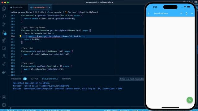 Serverpod + Flutter Tutorial #5 - Serverpod Integration смотреть онлайн