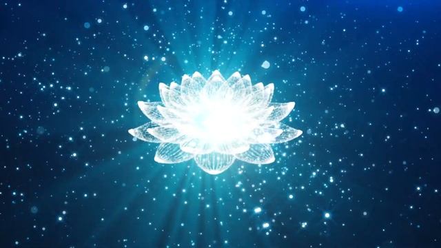 4K Glitter Space and Lotus Moving Background for Spiritual Video Edits Space Live Wallpaper смотреть онлайн