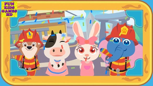 Fun Happy Fireman Funny Game - Apps for Kids on Android, iOs смотреть онлайн