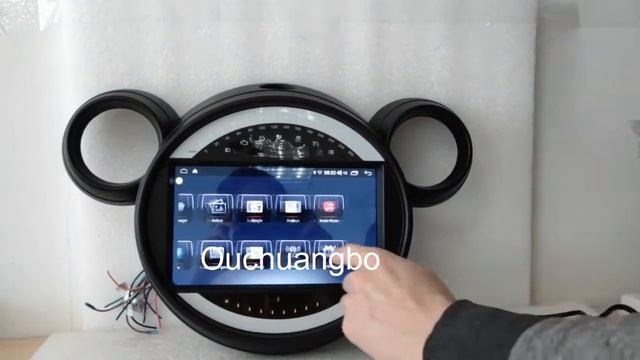 Ouchuangbo Car Radio GPS Stereo For Mini Countryman R60 Paceman R61 with 128GB CarPlay Android смотреть онлайн