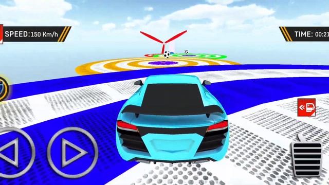 Impossible Ramp Car Racing - GT Car Mega Ramps Race Games - Android Gameplay #4 смотреть онлайн