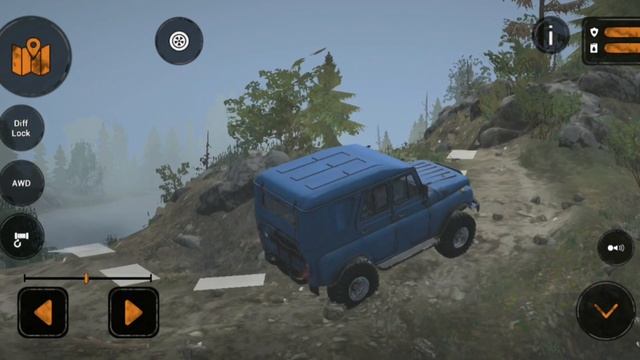 Driving to the highest Mountain - Mudrunner Mountain Drive - Gameplay (Android , IOS) смотреть онлайн