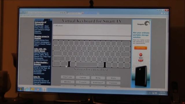 Virtual keyboard for Smart TV смотреть онлайн