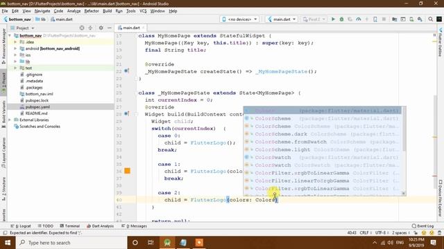 Flutter Tutorial : Custom Bottom Navigation Bar Implementation With Animation. смотреть онлайн