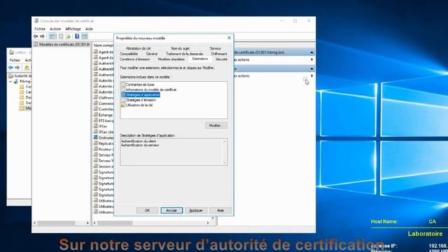 Installation et configuration d’une autorité de certification sous Windows 2016 смотреть онлайн
