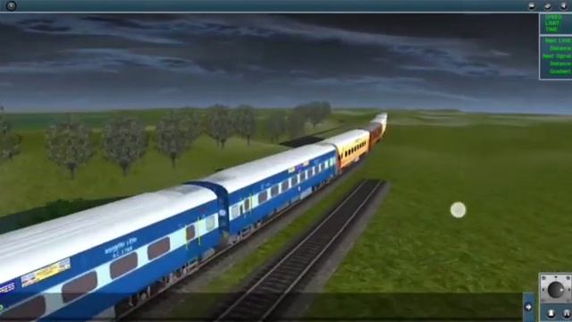 Bharuch to Ankleshwar Running surastra mail exp train Trainz simulator android смотреть онлайн