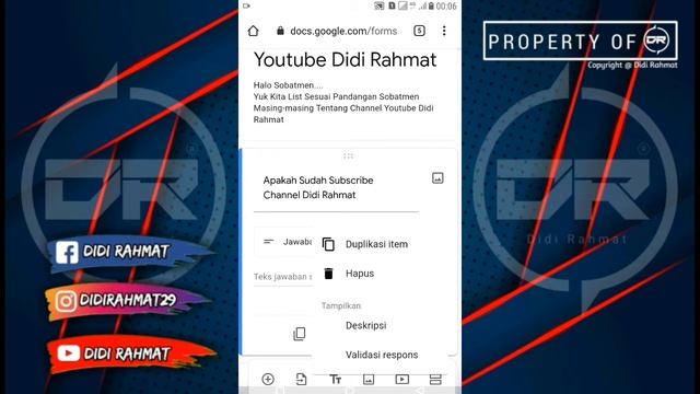 Cara Mudah Membuat Google Form Di Android смотреть онлайн