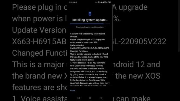 Infinix note 11 android 12 update