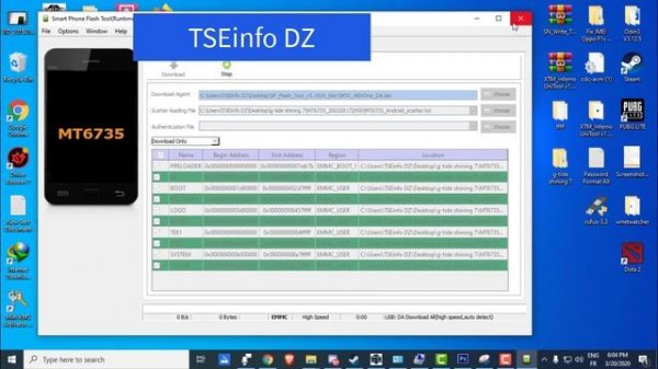 firmware g-tide shining 7 MT6735