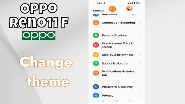 Oppo Reno 11F Change Theme, Set New Theme смотреть онлайн