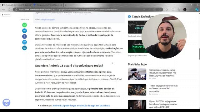 One UI 7 e novidades do Android 15! смотреть онлайн