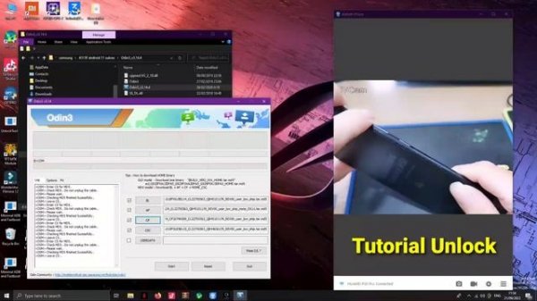 CARA FLASH SAMSUNG A51 BOOTLOOP VIA ODIN#unlocktool#odin