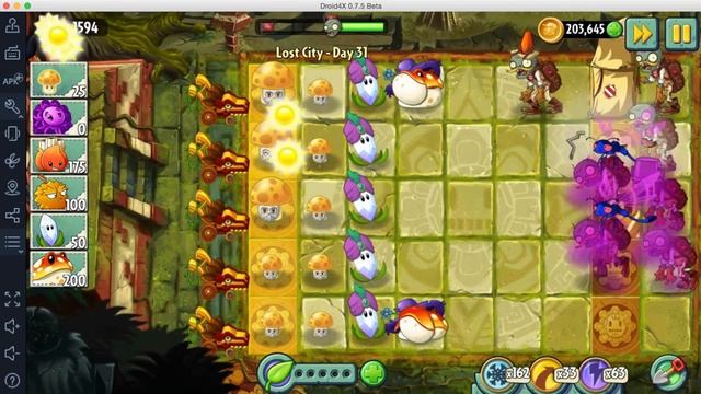 Plants vs Zombies 2 Walkthrough (Android) - Lost City Part 2 Day 31 - Lock And Loaded III смотреть онлайн