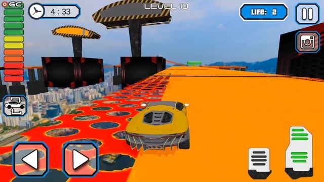 Car Stunt Racing Turbo Drift Mega Ramps - Crazy Speed Car - Android Gameplay Video #2 смотреть онлайн