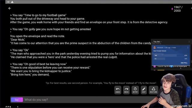 We're going on an AI-Generated Text Adventure! Ft. Blammo. смотреть онлайн