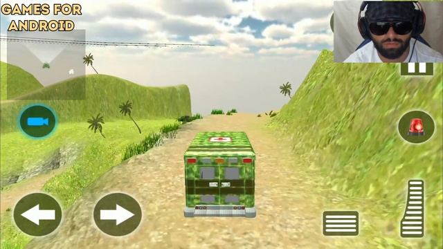 US Army Ambulance Driving - Rescue Driver Simulator - Android gameplay - Games for Android смотреть онлайн