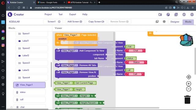 Kodular View Pager Design & Block tutorial |Kodular tutorial | Tutorial no.27 смотреть онлайн