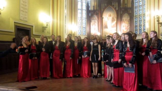 "Щедрик" Леонтовича. Хор Київської Політехніки в Ризі смотреть онлайн