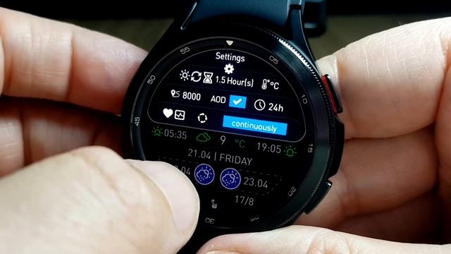 "OD22 Weather Watch Face" for Android WearOS Smartwatches смотреть онлайн