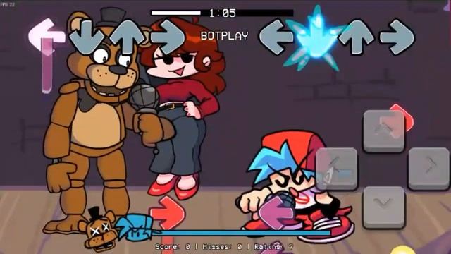 VS Freddy Fazbear fnf Gama Baja Android Port#gamabaja смотреть онлайн