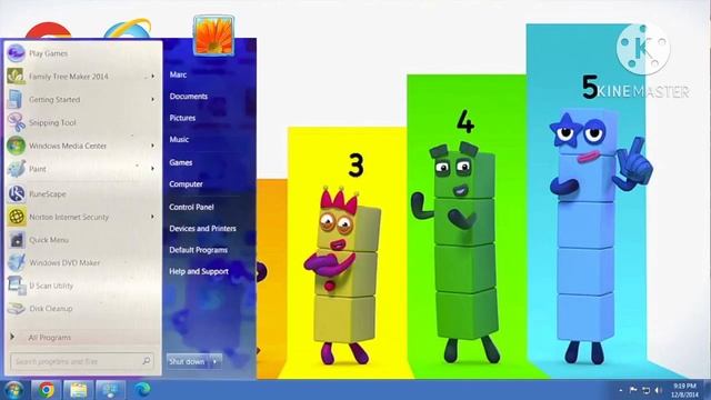 TOSHIBA Satellite Running Windows 7 Home Premium NumberBlocks Step Squad Theme Startup & Shutdown смотреть онлайн