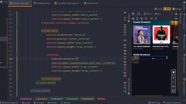 Podcast App UI Design : Android Studio Tutorial смотреть онлайн