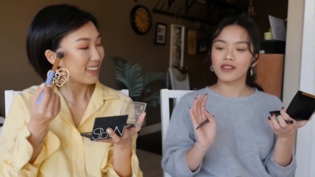 Get Ready with Us Q/A! Natural Makeup Swap ft. hyulari смотреть онлайн
