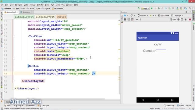 Your App - part 30 - create second layout смотреть онлайн