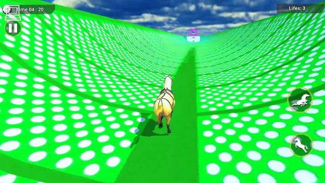 Horse Parkour Over Ramps Android Gameplay (Horse Game) смотреть онлайн