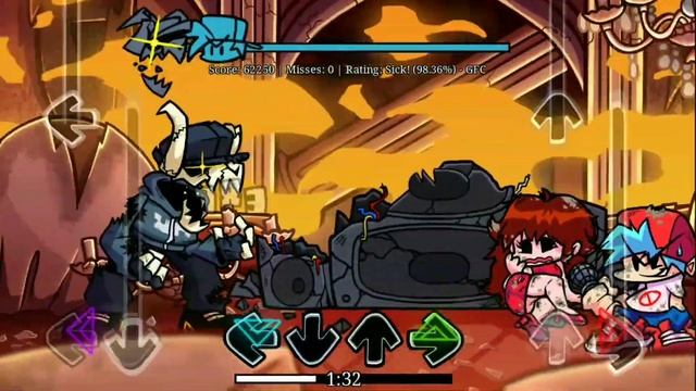 Friday night Funkin VS Tabi Rework Update Android Port + Cutscenes смотреть онлайн