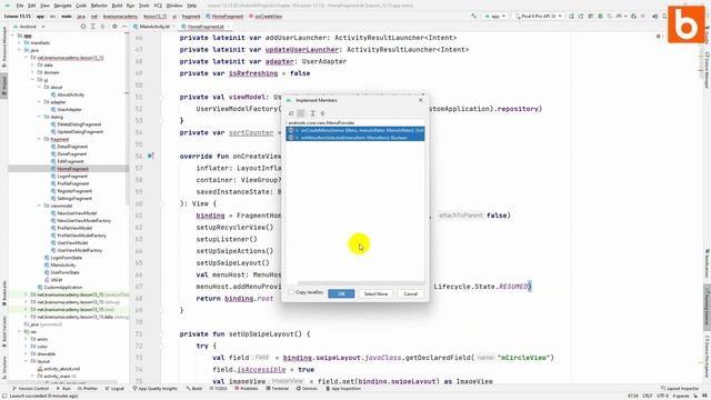 Android - Thêm menu vào toolbar trong Fragment смотреть онлайн