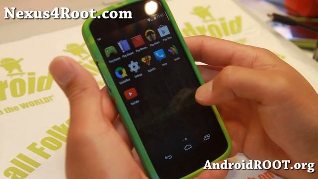 Android 4.4 KitKat ROM with Root for Nexus 4! смотреть онлайн