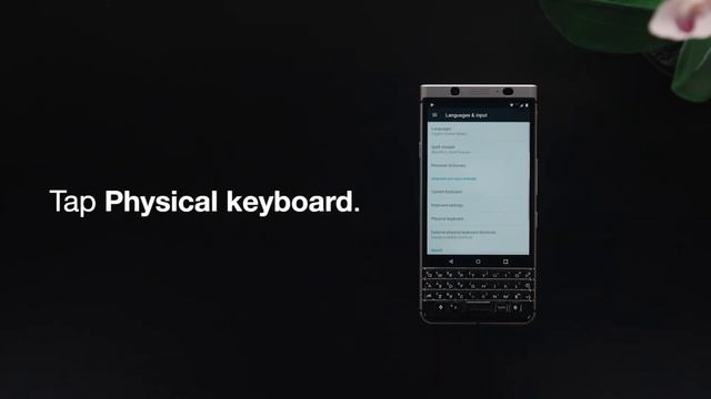 How to access the virtual keyboard on the BlackBerry KEYone смотреть онлайн