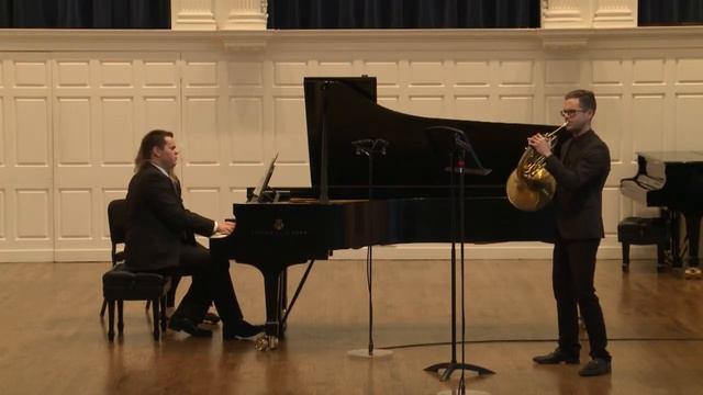 Patrick Jankowski, horn. Brahms, Sonata in E-flat, Op. 120, No. 2 - Mvt. I смотреть онлайн