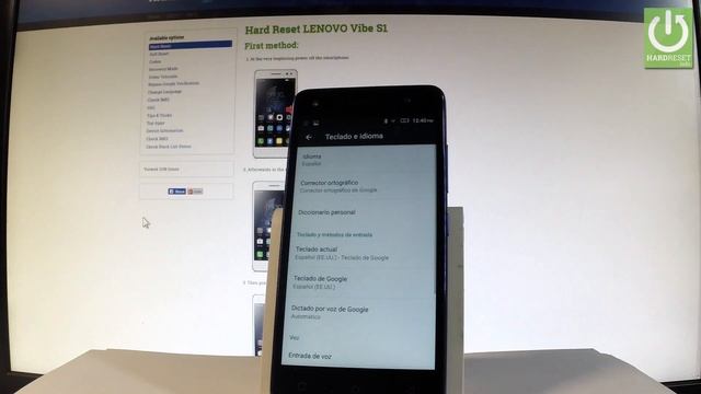 How to Change Language in LENOVO Vibe S1 - Language Settings смотреть онлайн