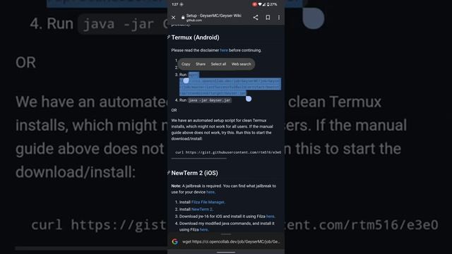Install GeyserMc (Standalone) Android 12+ Termux смотреть онлайн