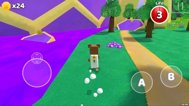 Super Bear Adventure - Level 5 Gameplay Walkthrough - The Hive (iOS, Android) смотреть онлайн