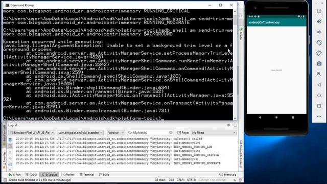 Monitor memory related events with onTrimMemory() смотреть онлайн