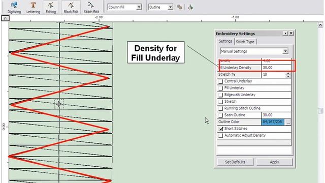 Stitch and Sew (SnS) embroidery software Tutorials Lesson 3 - Embroidery Settings смотреть онлайн